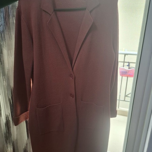 Long women's cardigan Rino&Pelle like new, sapio milo color, size L