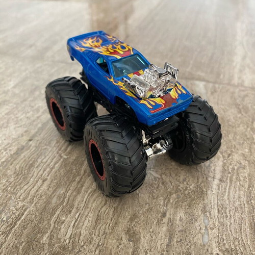 Hot Wheels Monster Tracks toy cars like new, set of 3