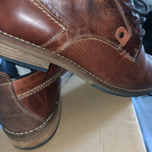 Emporio Prima shoes like new, size 43, camel synthetic leather