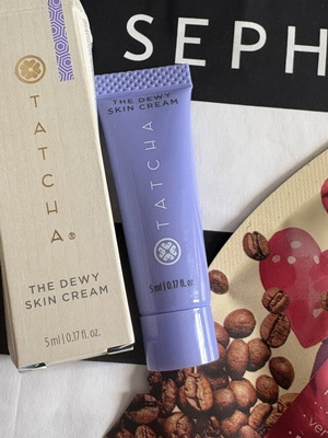 Tatcha The Dewy Skin Cream мини крем за лице 5 мл