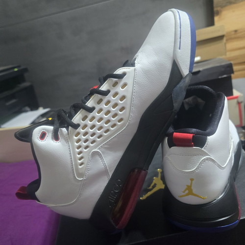 Jordan Maxin 200 White Deep Royal Blue sneakers size 46