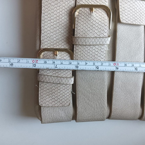 Beige shoulder or crossbody bag with two straps