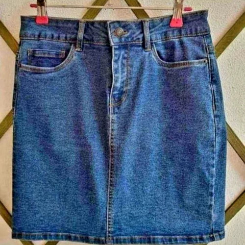 Denim skirt size M, like new, length 42 cm