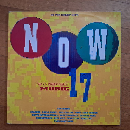 NOW 17 That's What I Call Music 2XLP vinyl 1990