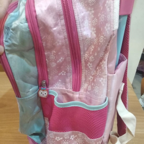 School bag with wheels used for girls with large capacity