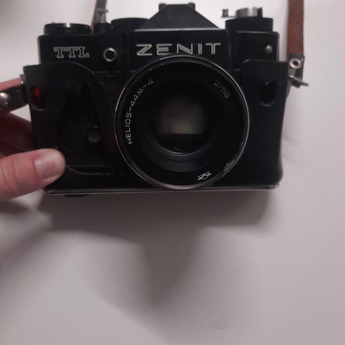 Zenit TTL camera used with leather case