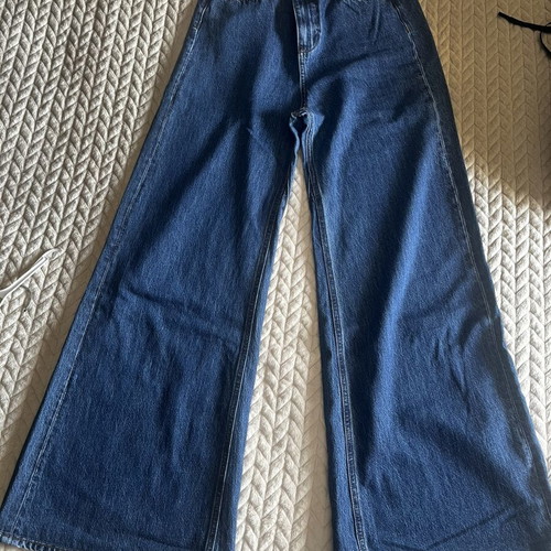 Staff jeans new, soft elastic, wide leg, size 26, blue