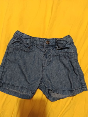 Prenatal βερμούδα chambray μεταχειρισμένη, unisex 18-24 μηνών