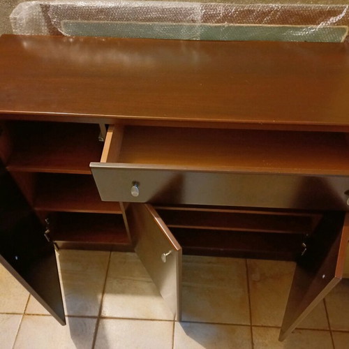 Entryway shoe cabinet with mirror like new