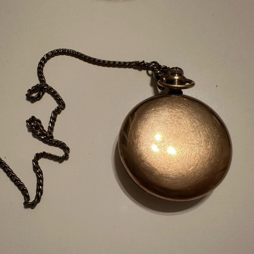 Hamilton gold pocket watch used with chain