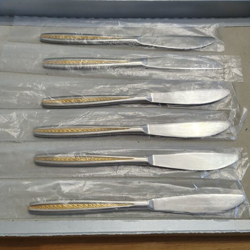 Vintage cutlery set 18 pieces unused Rostfrei 18/8