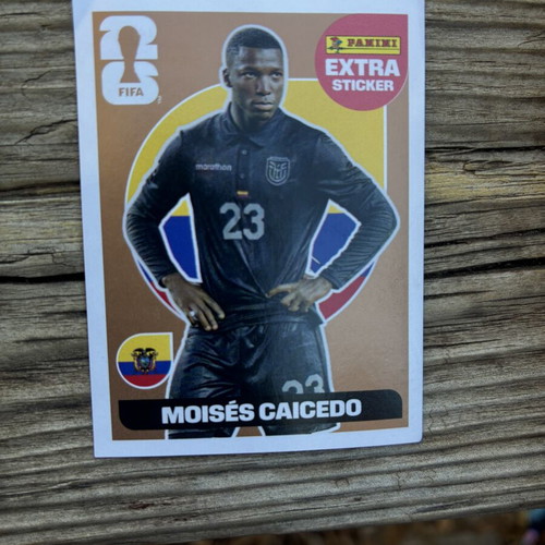 Caicedo extra sticker bronze, like new