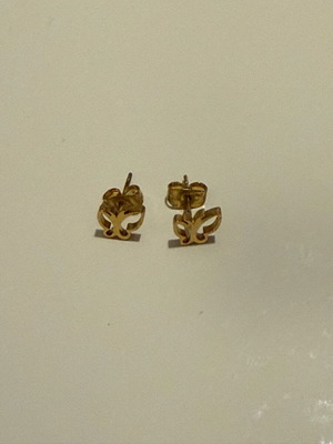 Butterfly earrings like new
