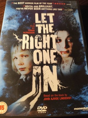 Let The Right One In DVD used, horror movie with English subtitles