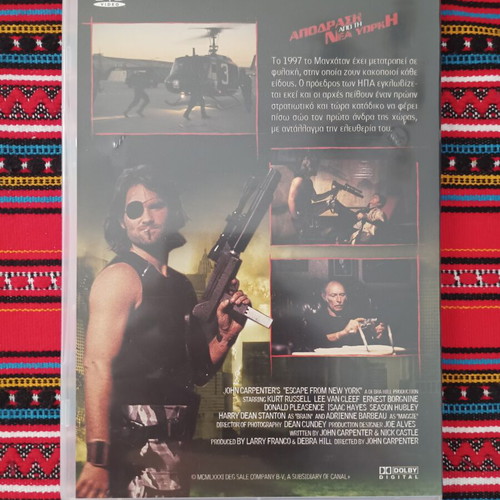Escape From New York DVD like new, action, subtitles