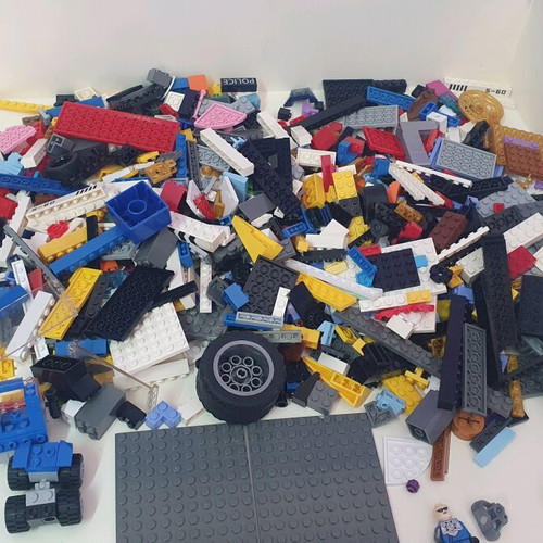 Compatible building blocks 1kg used