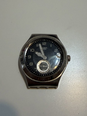 Swatch Irony black watch used, no bracelet, unknown functionality