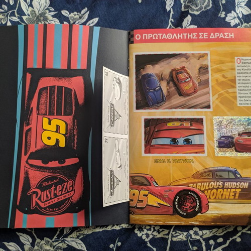 Panini Disney Cars 2017 sticker album new complete