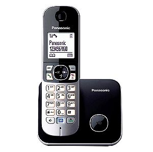 καινούριο, αχρησιμοποίητο, απόδειξη, εγγύηση, Panasonic KX-TG6811 ασύρματο τηλέφωνο, ανοιχτή ακρόαση