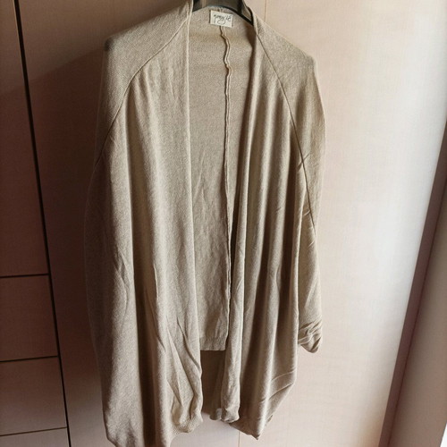 Namaste cardigan large size without buttons new beige