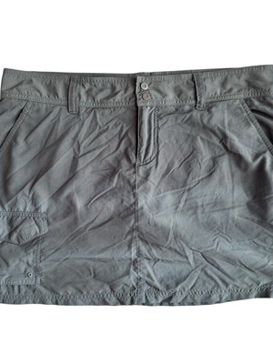 Columbia Women's Skirt Size 12 Gray Omni-Shade Lined Pockets