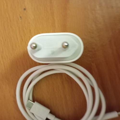 iPhone original charger with USB-C cable
