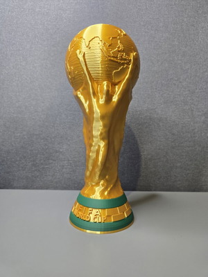 3D printed World Cup Fifa trophy like new, 37cm height