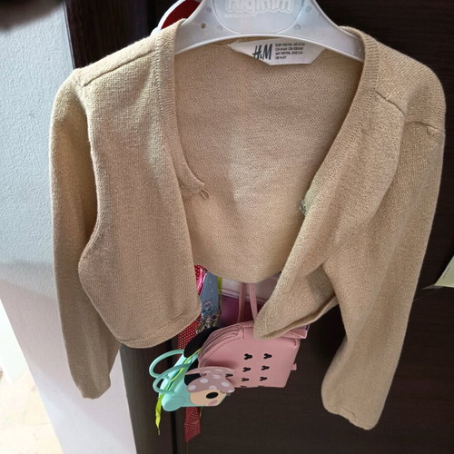 H&M bolero for 7 years old like new, beige