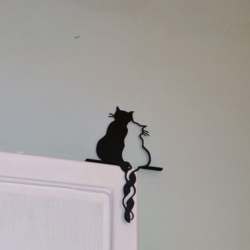 Decorative 3D printed loving cats new