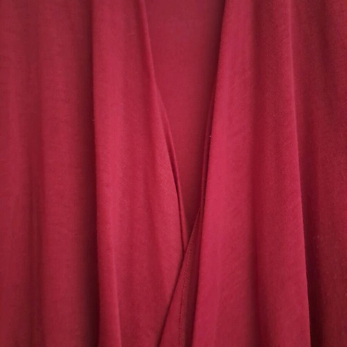 Cardigan red, like new, one size, thin fabric