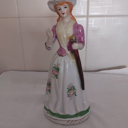 Decorative porcelain girl figure used