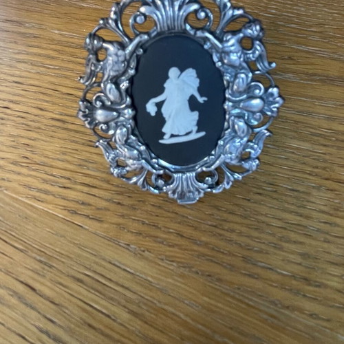 Wedgwood England decorative piece new with female relief design
