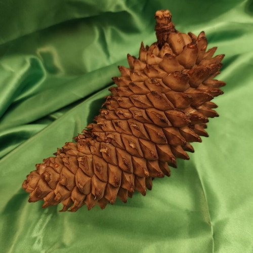 Natural Christmas Pinecone like new