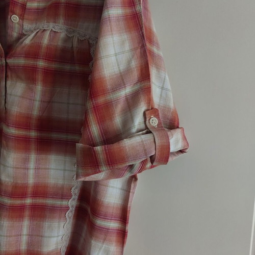 Checked shirt size M used