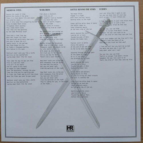 Medieval Steel 12'' EP metal vinyl, new
