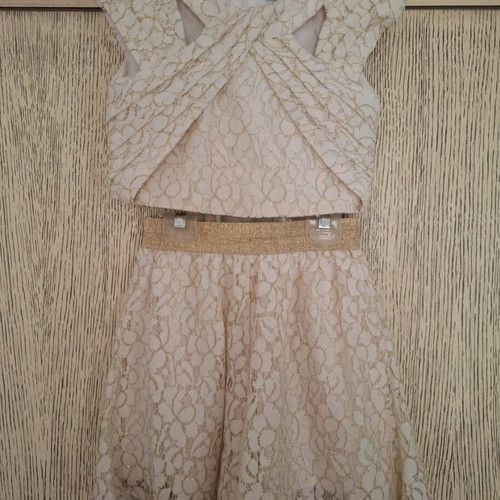 Evita set like new, beige with shorts skirt