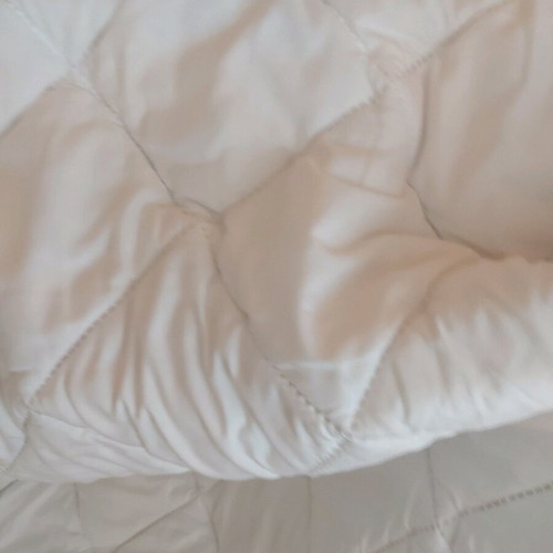 Lightweight quilt for bed new, 200x190 cm, white