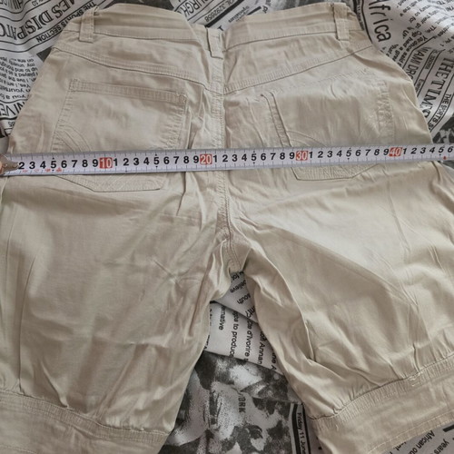 Summer beige bermuda shorts like new, small/medium