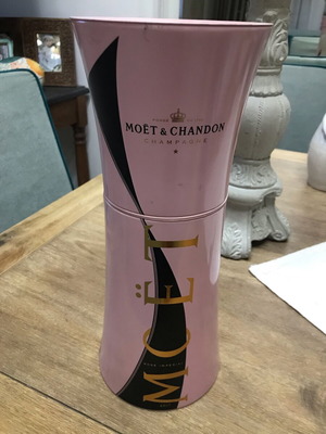 Collectible vintage Moët & Chandon and Chivas 18 cases like new