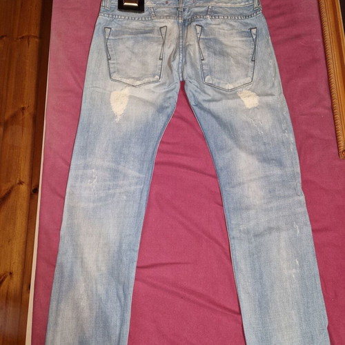 Jean men's Takeshy Kurosawa used, size 38, blue and white