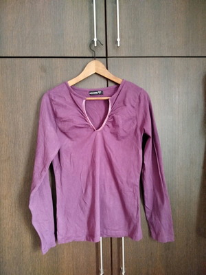 Cotton stretch Soul Rebel blouse by Sprinter in purple, size Large like new