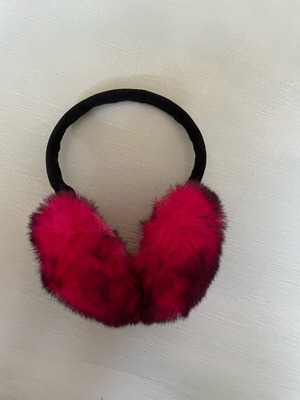 Earmuffs used, fuchsia for girls