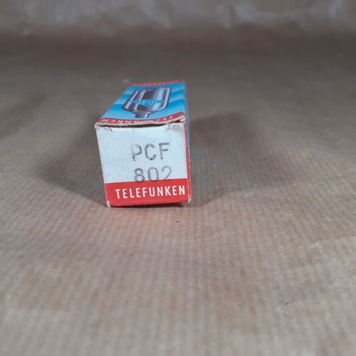Telefunken PCF 802 Vacuum Tube new, original box, made in Germany