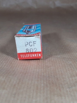 Telefunken PCF 802 Vacuum Tube new, original box, made in Germany