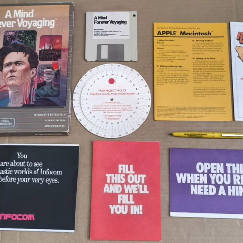 A Mind Forever Voyaging (Infocom) (Apple Macintosh) used