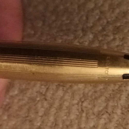 Karatclad Anson Pensil mechanical pencil like new with deep gold plating
