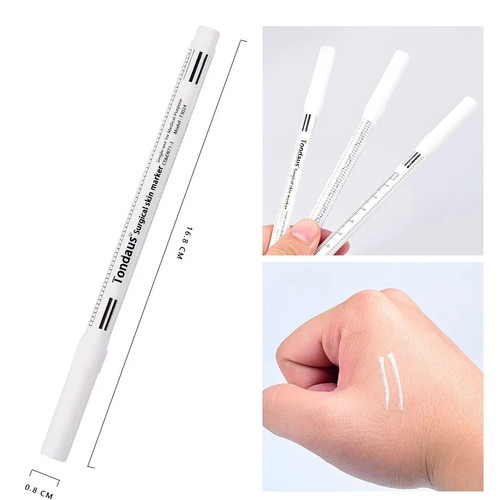 Surgical Skin Marker new with white ink and measuring ruler