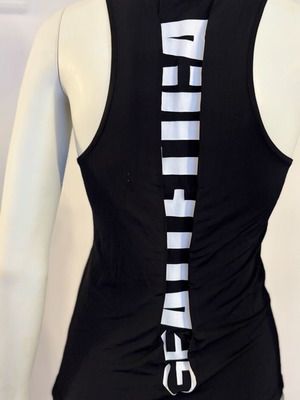 Gianfranco Ferré black top with open back, size L like new