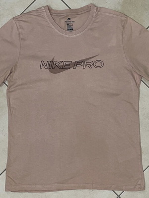 Nike Pro Dri-Fit T-Shirt, beige, size L