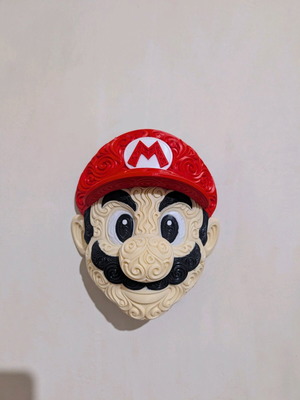 Super Mario διακοσμητικό τοίχου 3D εκτύπωση κατόπιν παραγγελίας